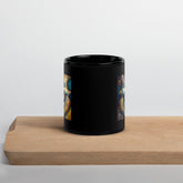 Tropical Twilight Black Glossy Mug - Beyond T-shirts